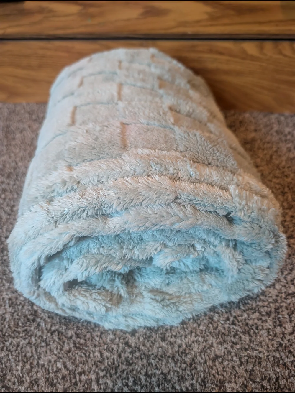 Source Unknown Plush Throw Blanket - Light Mint